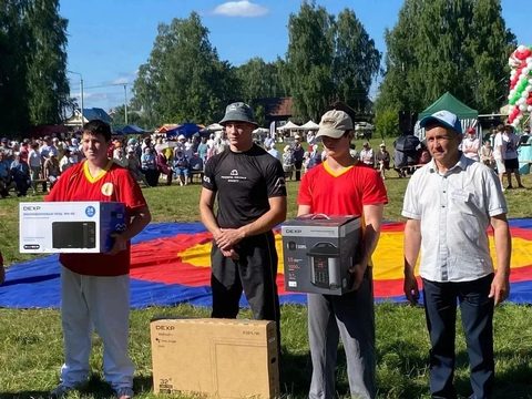 Победители состязаний с призами